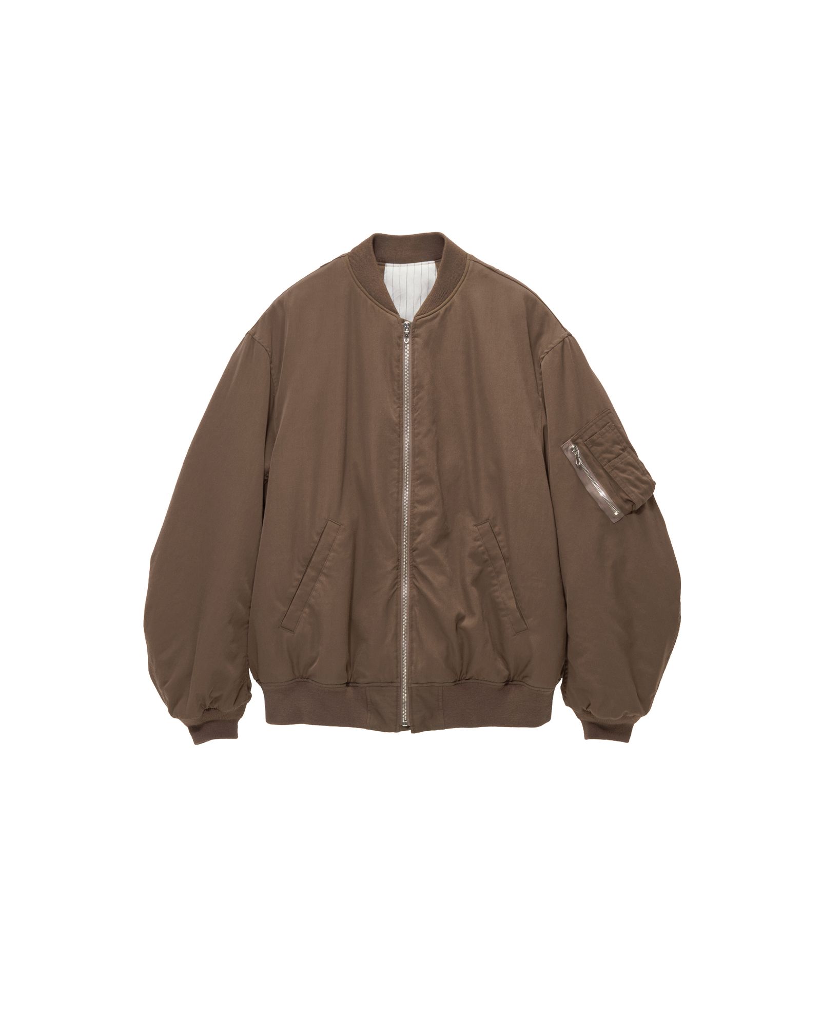 グラフペーパー Fulled Wool Twill Flight Jacket(GU263-30411)BROWN☆9月12日(土)発売！