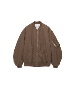 グラフペーパー Fulled Wool Twill Flight Jacket(GU263-30411)BROWN☆9月12日(土)発売！