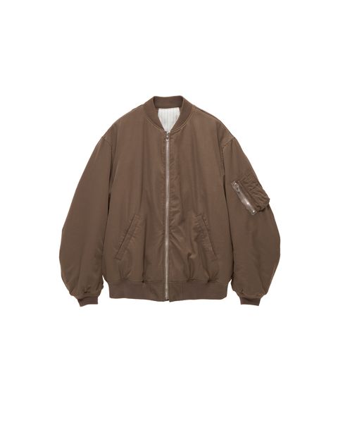 グラフペーパー Fulled Wool Twill Flight Jacket(GU263-30411)BROWN☆9月12日(土)発売！