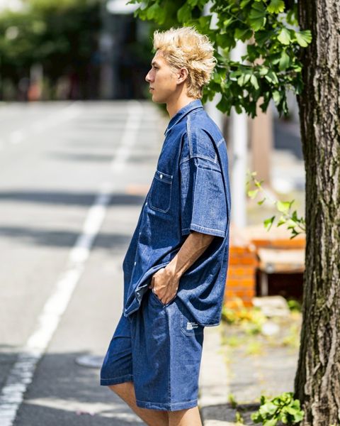 FreshService LIGHT DENIM S/S SHIRT(DARK FADE)☆新作発売！