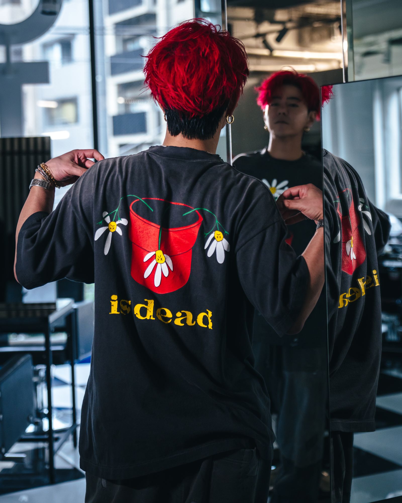 セントマイケル Tシャツ DE LA SOUL DLS_SS TEE(SM-HR1-0000-C18)BLACK★8月9日(土)発売！