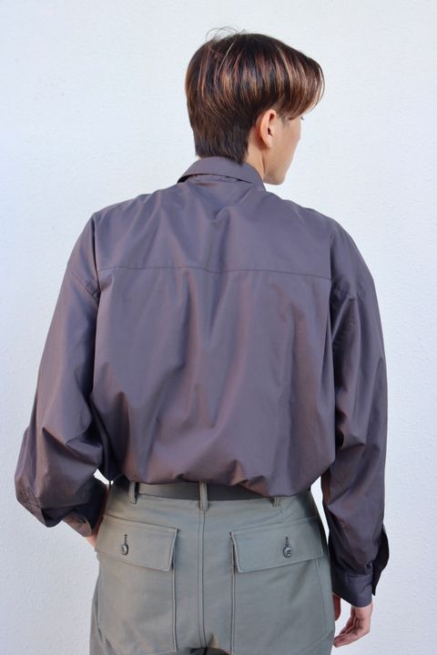 blurhmsROOTSTOCK 23FW Cotton Back Satin Baker Pantsスタイル