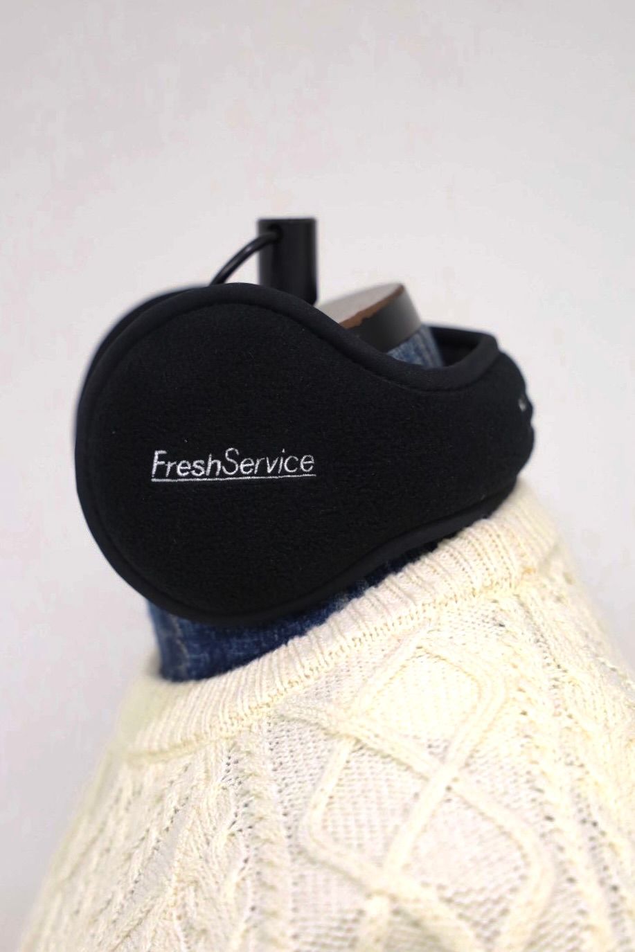 フレッシュサービス MICRO FLEECE EARMUFFS(FSP253-90202)BLACK★10月18日(土)発売！