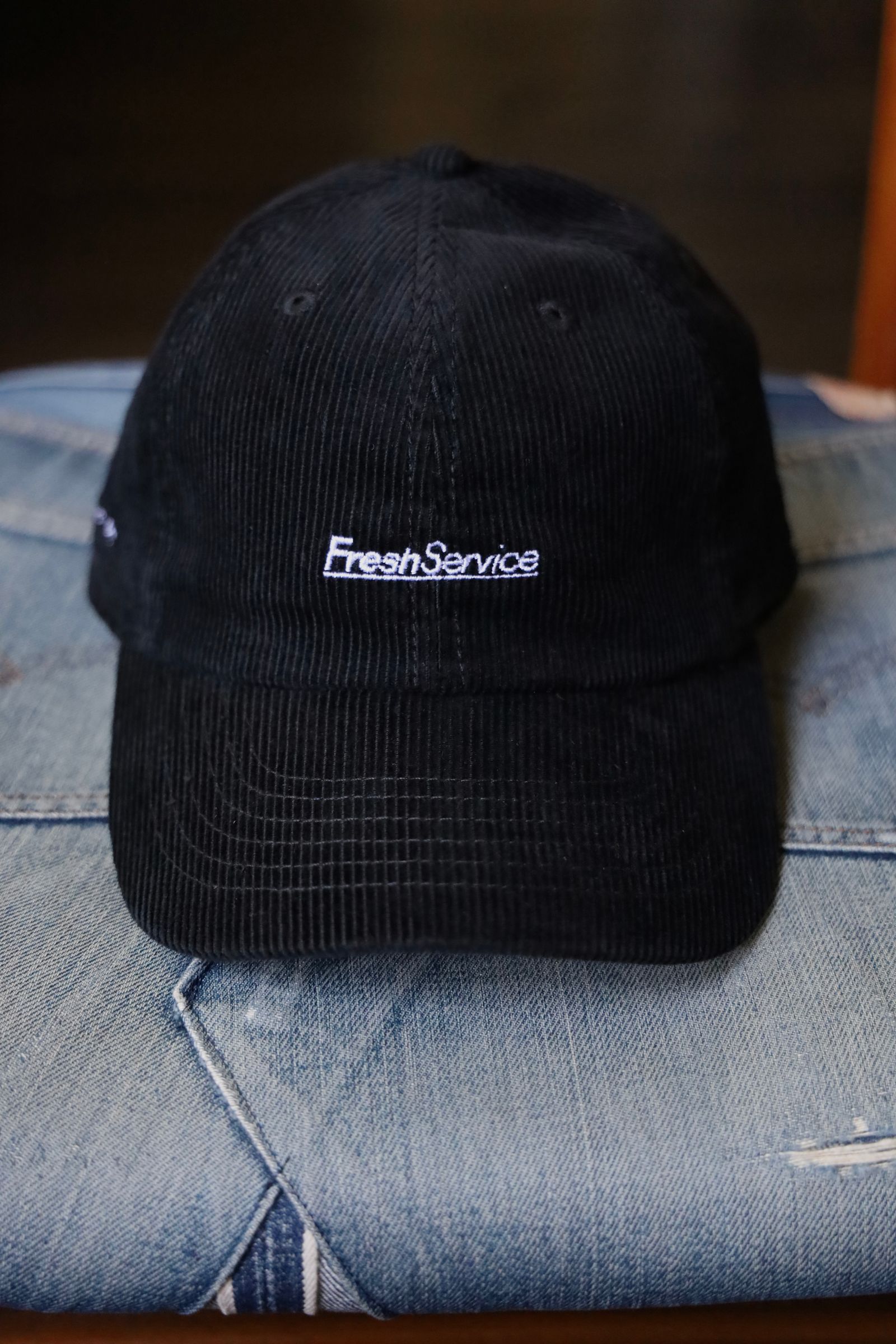 FreshService - フレッシュサービス CORDUROY CORPORATE CAP (NAVY) | mark