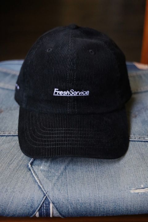 フレッシュサービス  CORDUROY CORPORATE CAP(FSP253-90031B)BLACK★10月11日(土)発売！