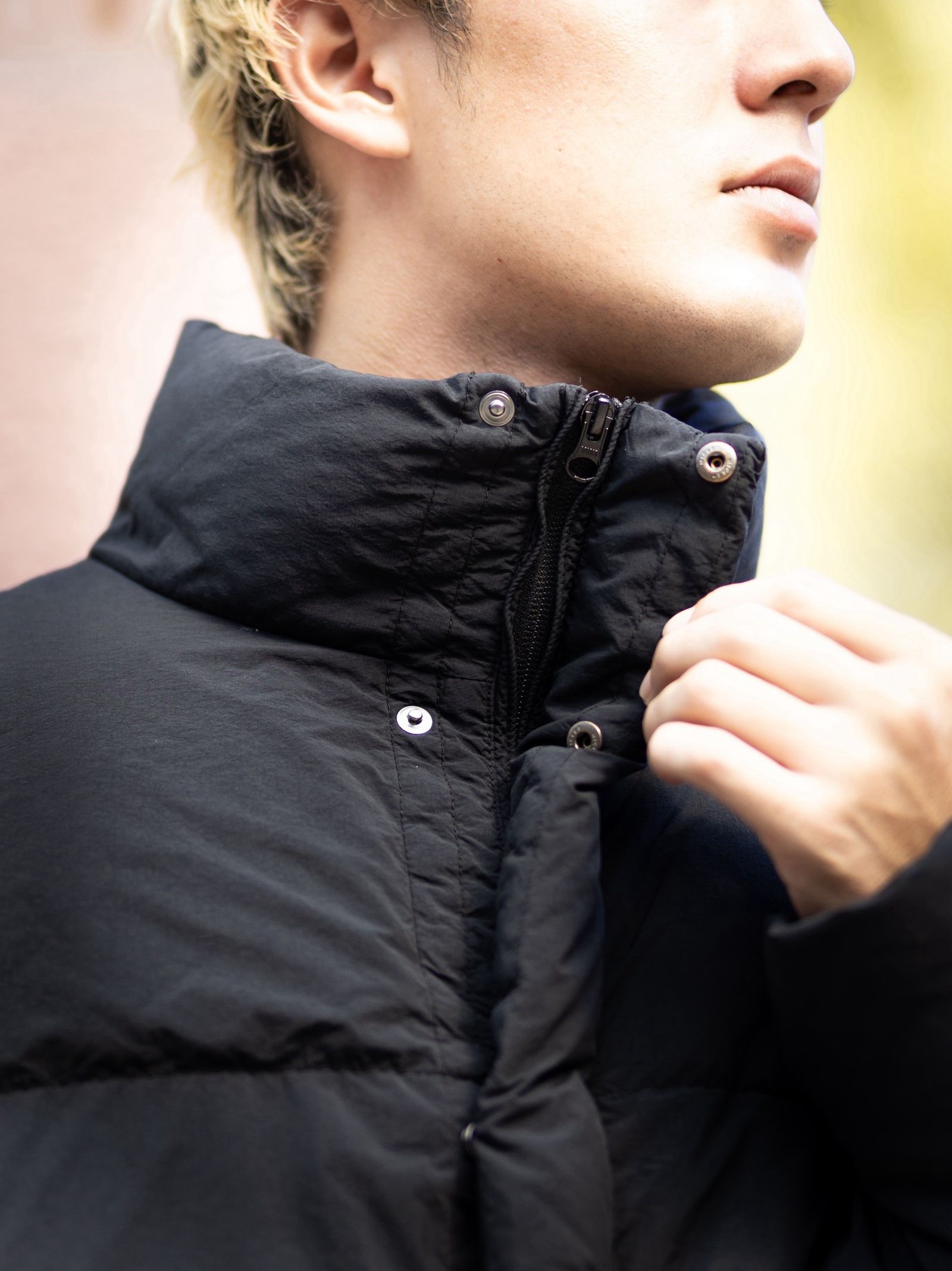 Graphpaper Garment Dyed Down Jacket (BLACK) MARKスタイル！