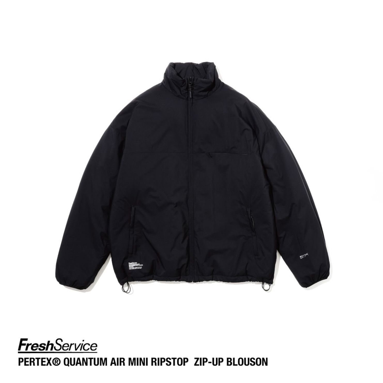 フレッシュサービス PERTEX® QUANTUM AIR MINI RIPSTOP ZIP-UP BLOUSON(FSC253-30195)BLACK★10月18日(土)発売！