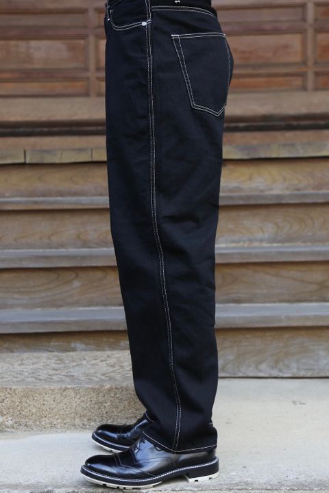 Graphpaper Denime Regular Collar Shirt & Denime Five Pocket Pants style.2020.12.20.
