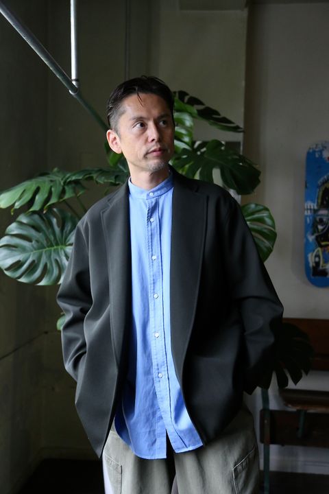 blurhms Wool Surge Cardigan Jacket"KHAKI GREY"style.8.16.