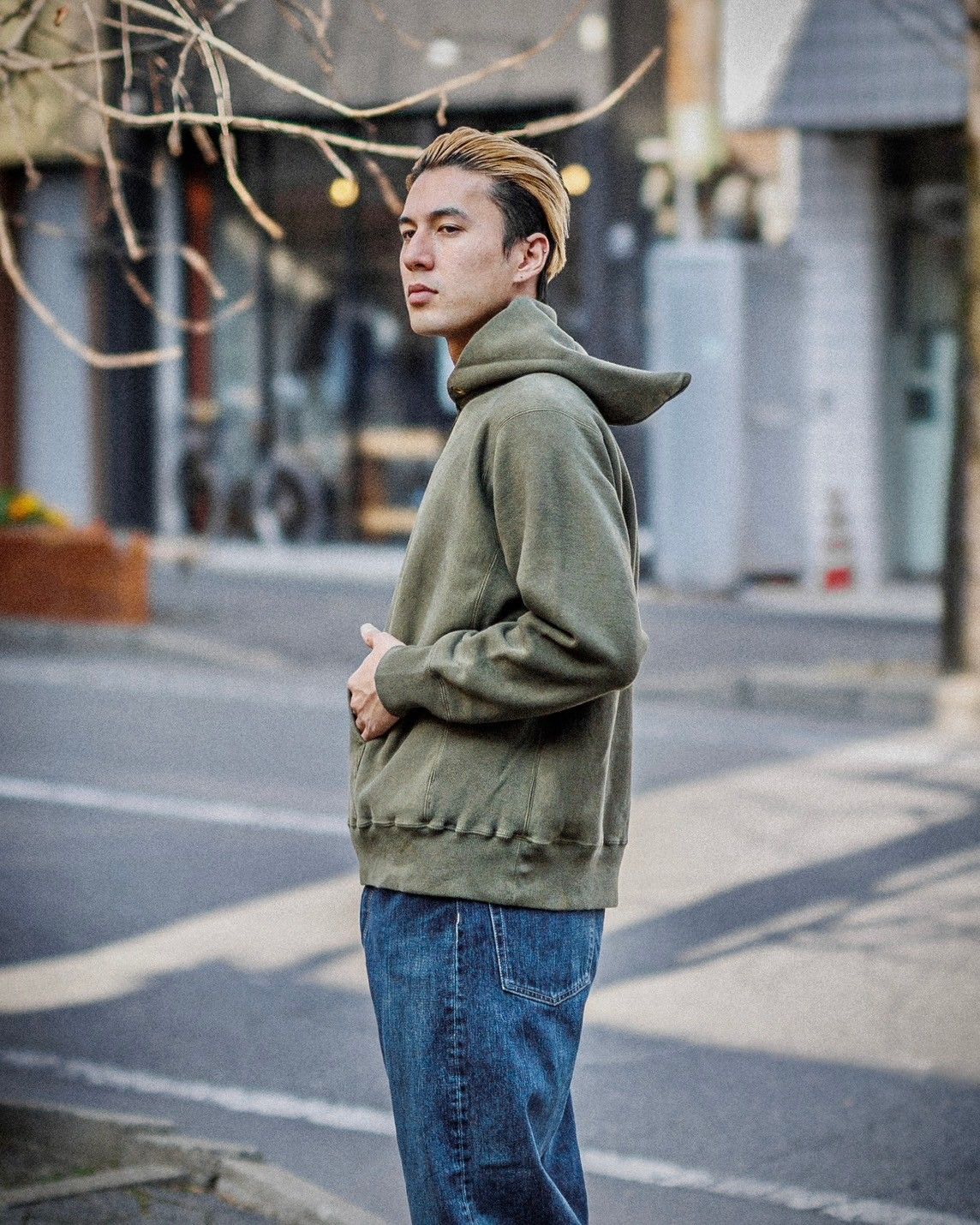 新品　アプレッセ Vintage Half Zip Sweat Hoodie 3 A.PRESSE 