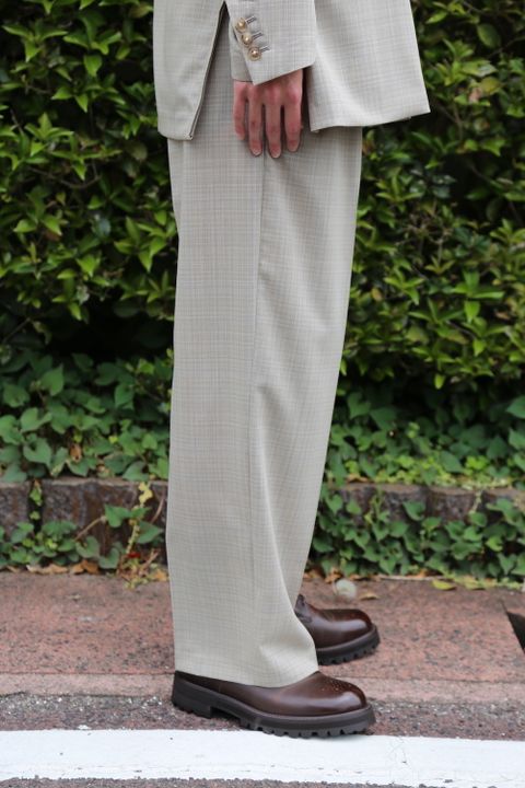 YOKE SIDE OPEN COUBLE-BREASTED JACKET(YK21SS0193J) style. 2021.04.23.