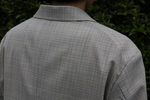 YOKE SIDE OPEN COUBLE-BREASTED JACKET(YK21SS0193J) style. 2021.04.23.