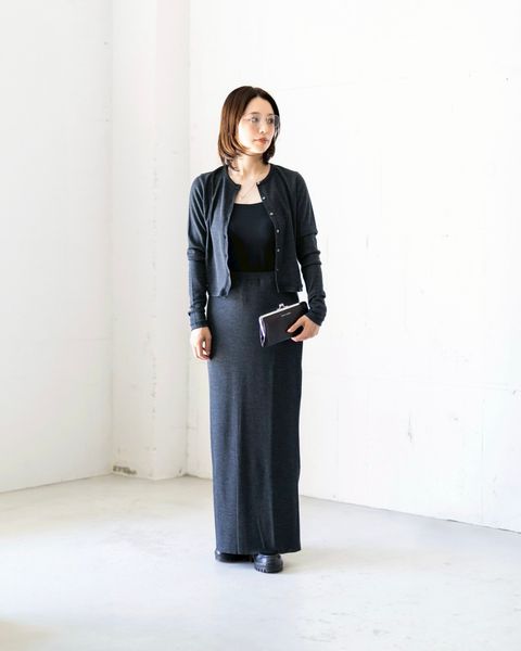 blurhms 25FW  Wool Rib Cardigan style.2025.08.07