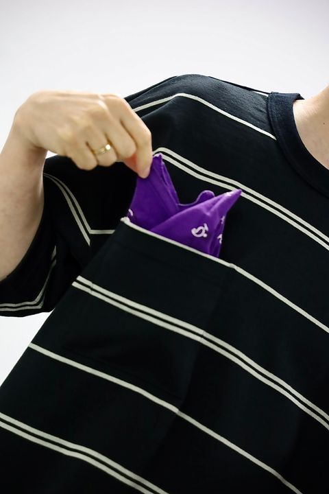 COMME des GARCONS HOMME 26SS 綿度詰天竺ボーダーTシャツスタイル