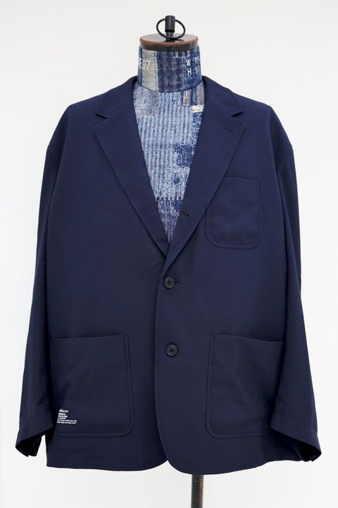 フレッシュサービス 26SS SEERSUCKER STRIPE BLAZER(FSC262-20112)NAVY☆6月13日発売！