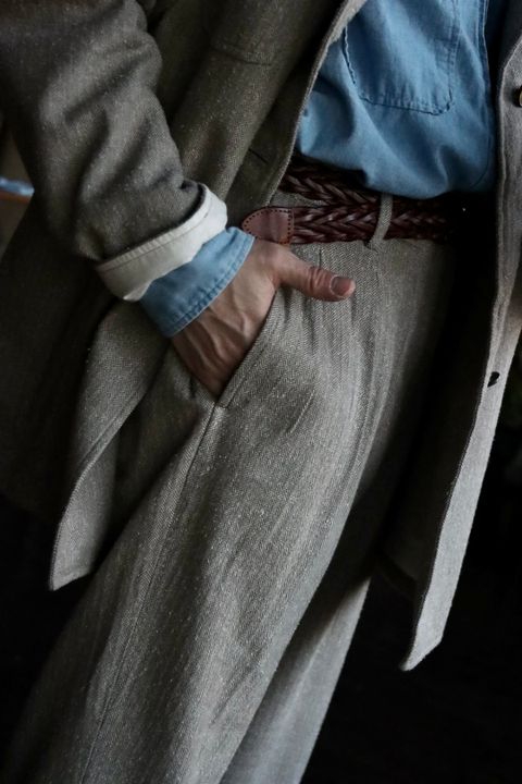 A.PRESSE 23SS Hunting Jacket & Herringbone Trousersスタイル.2023.3.5.