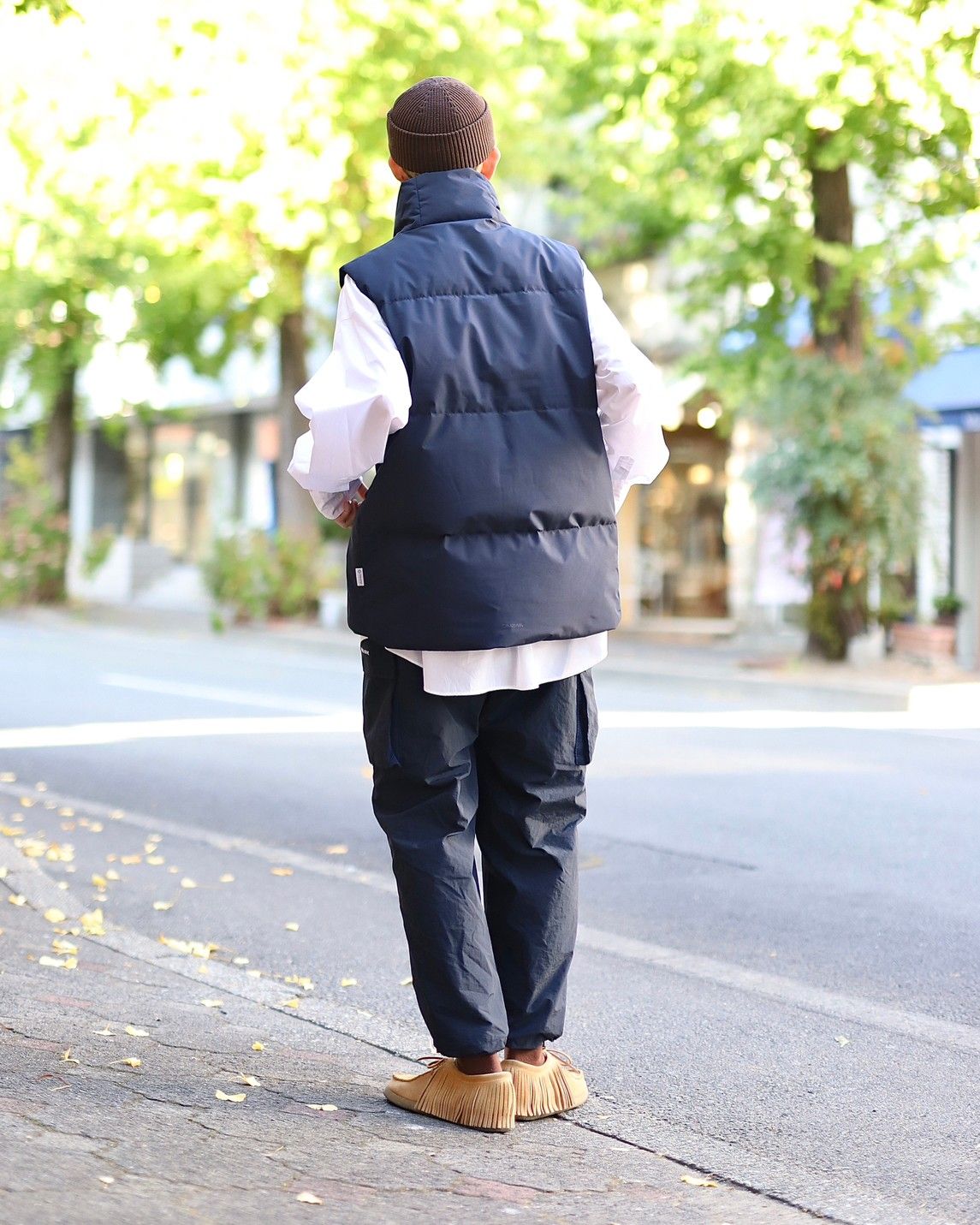 STRIPES FOR CREATIVE FW23 SUPER WIDE CARGO PANTSスタイル