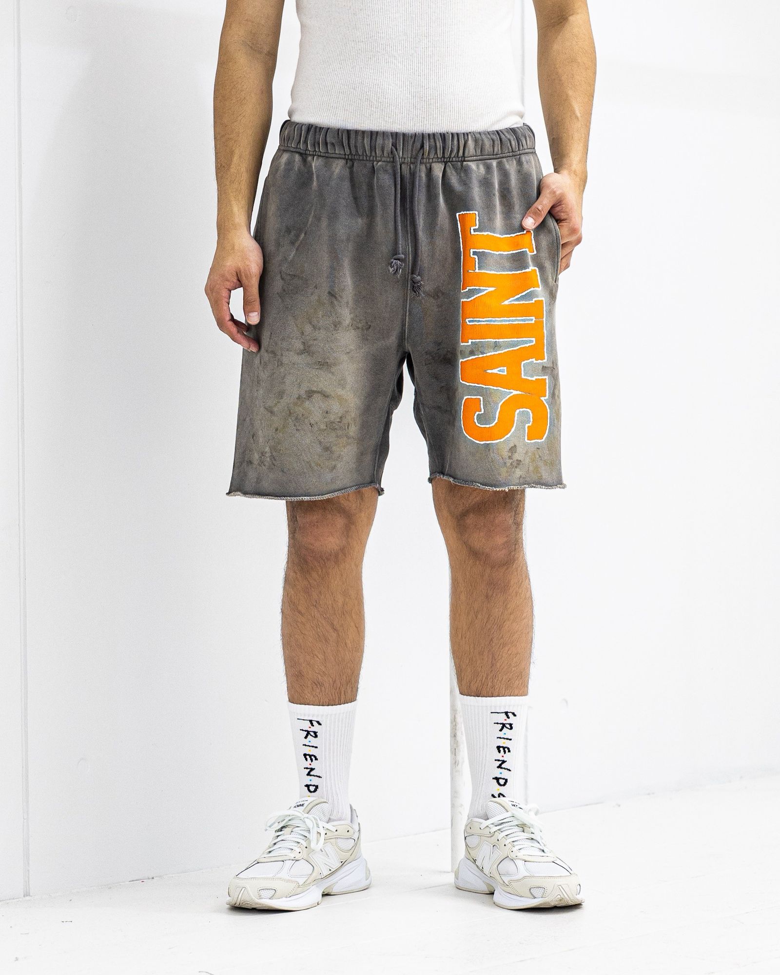 セントマイケル 26SS SAINT SWEAT SHORTS(SM-MK8-0000-069)CHARCOAL☆4月11日(土)発売！