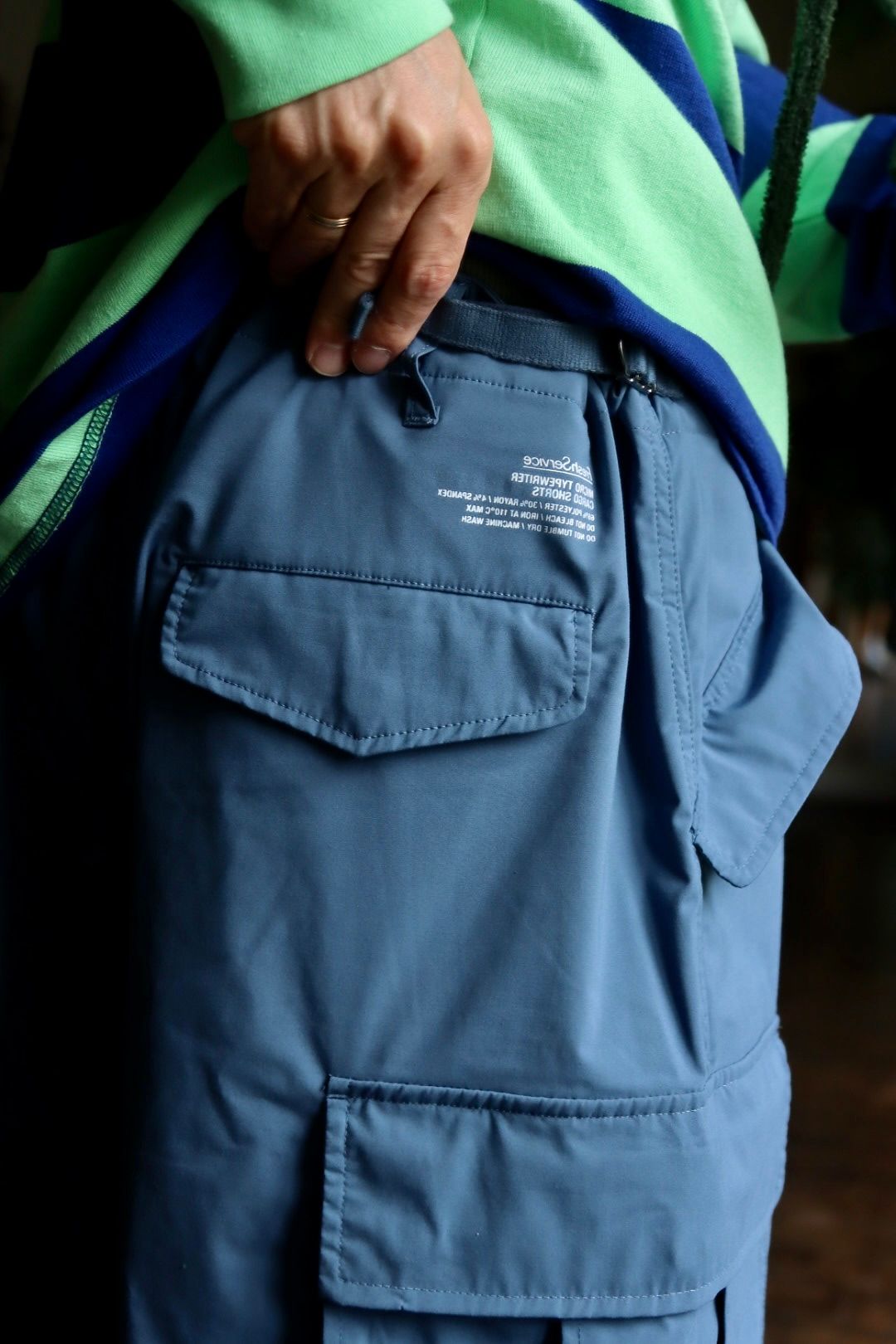 FreshService MICRO TYPEWRITER CARGO SHORTSスタイル