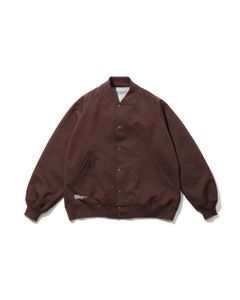 フレッシュサービス 26AW  DOWN FABRIC VARSITY JACKET(FSC263-30050)BROWN☆10月24日(土)新作発売！
