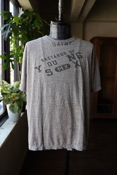 セントマイケル×ベルベルジンコラボTシャツ BJ_SS YOUNG TEE(SM-HR8-0000-C37)GRAY