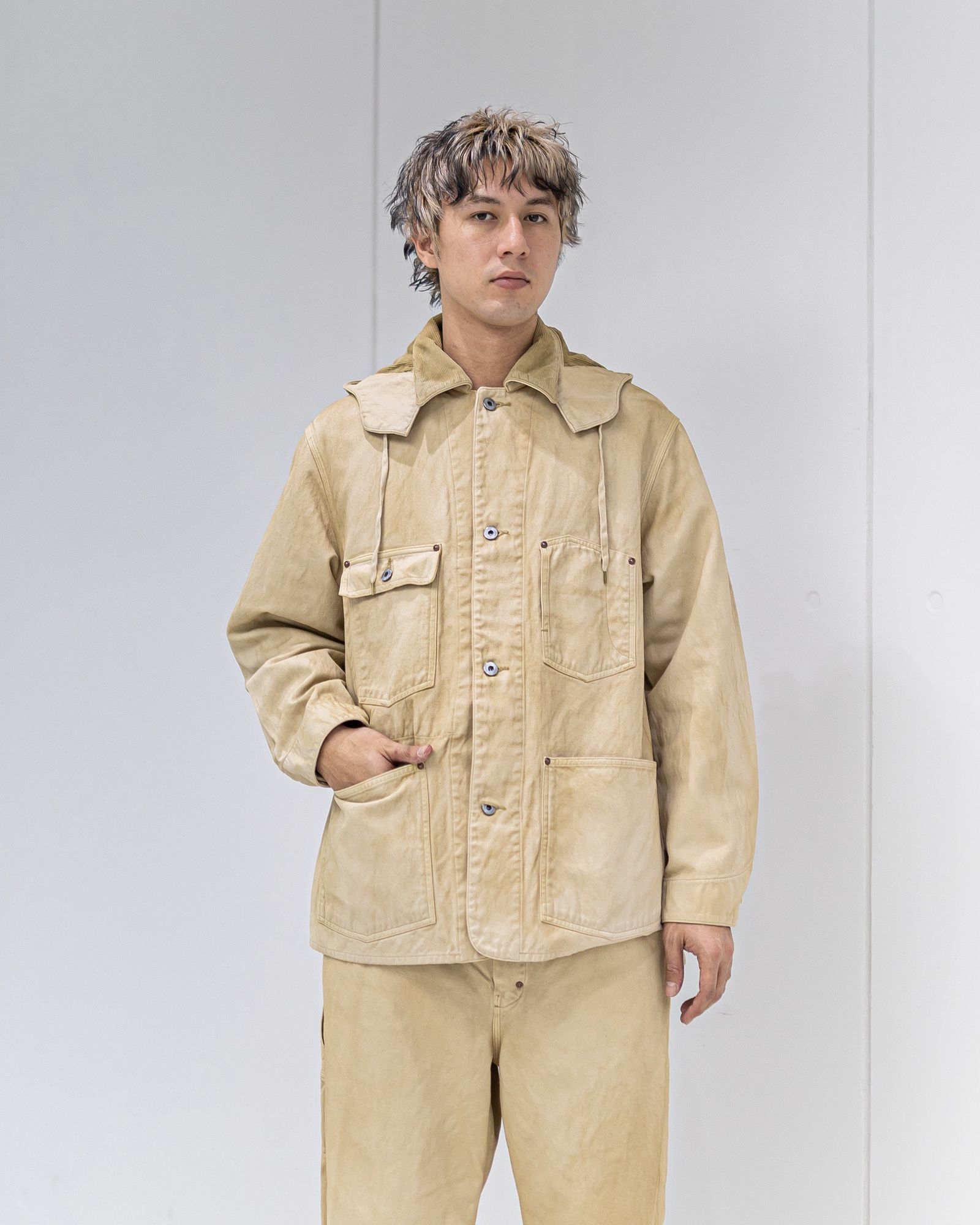 A.PRESSE 新作 Vintage Silk Hemp Coverall Jacket1月24日(土)新作発売！