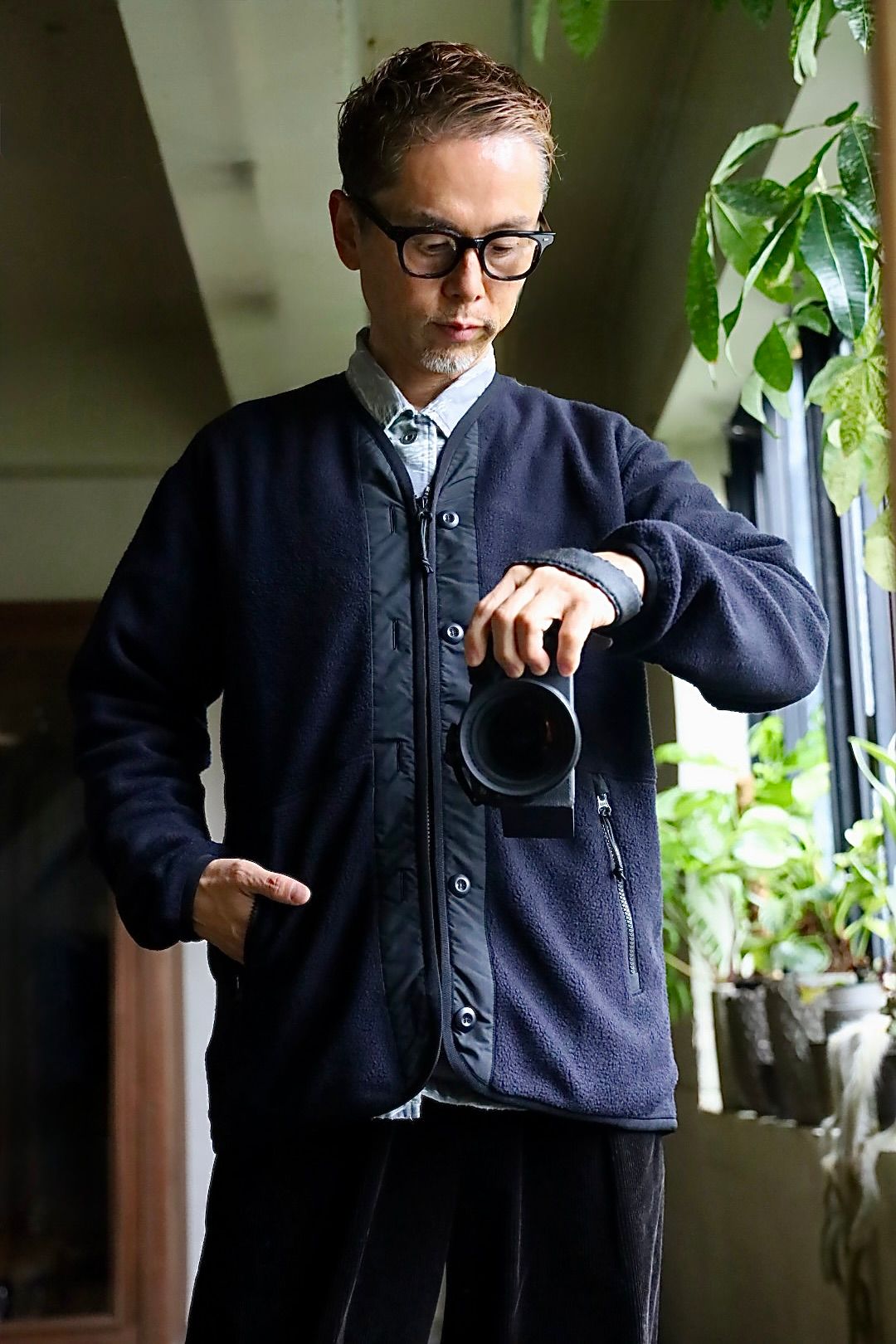 COMME des GARCONS HOMME 26FW エステルボアライナーカーディガンスタイル