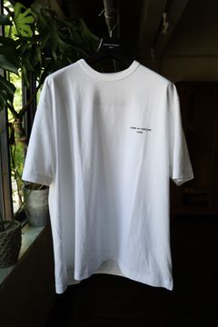 COMME des GARCONS HOMME ロゴTシャツ(WHITE) スタイル 8月3日(土)発売！