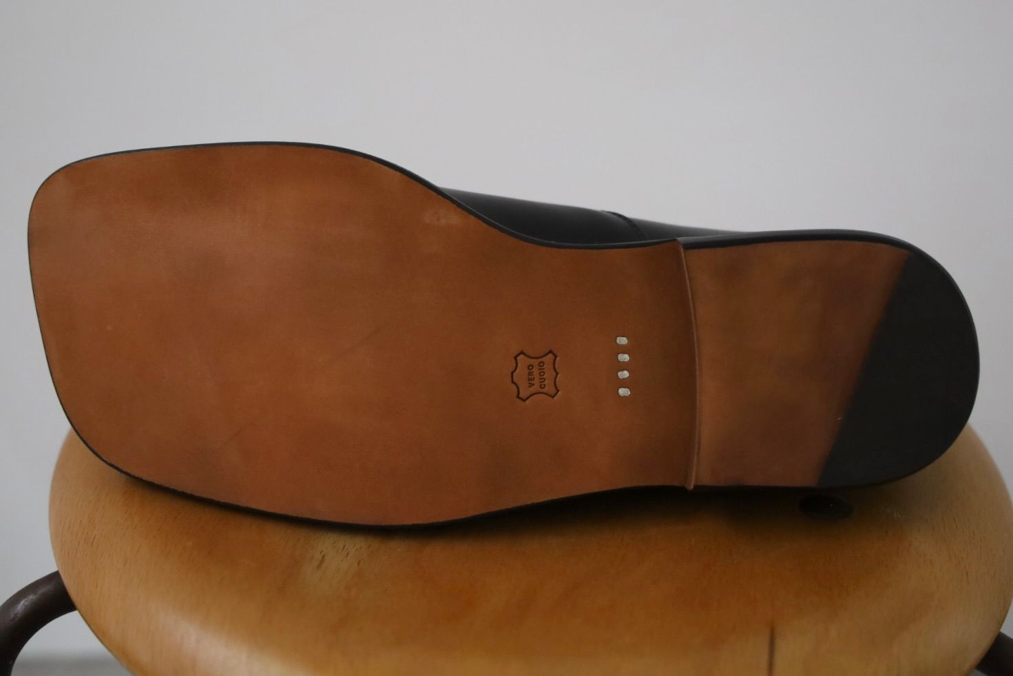 エンダースキーマ 25SA 革靴 bear foot balmoral(xu-s-bfb)black