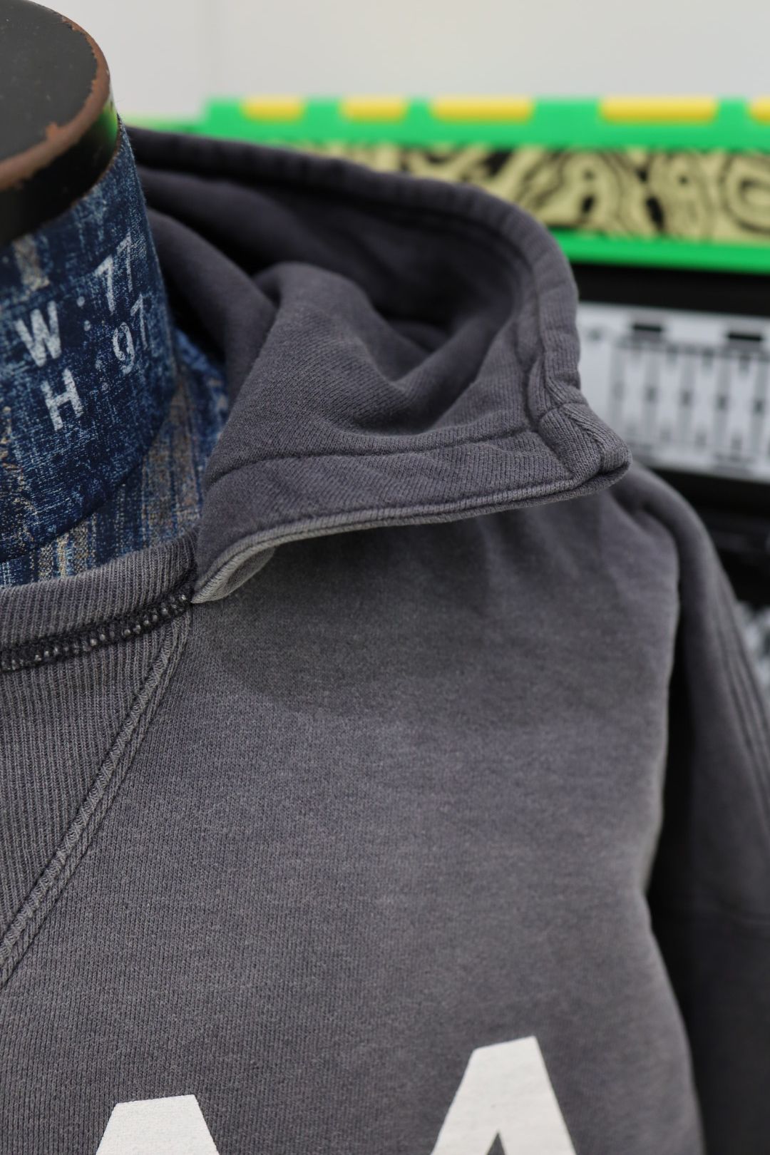 セントマイケル25AWベルベルジンコラボ BB_AFTER HOODED DBL FC /SAA(SM-HR1-0000-C58)BLACK