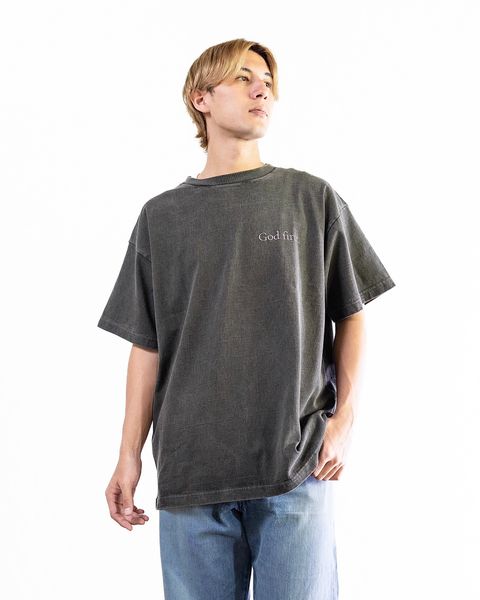 LASTMAN EMBROIDERED TEE SHIRTS "GOD FIRST"  style 8月10日(土)新作発売！