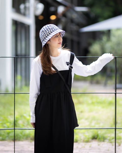 PLAY COMME des GARCONS ワンポイントロングスリーブTシャツstyle.2026.6.4