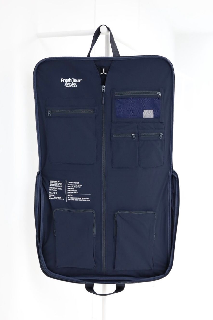 フレッシュサービス MULTI POCKET GARMENT BAG(FSP253-90065B)NAVY