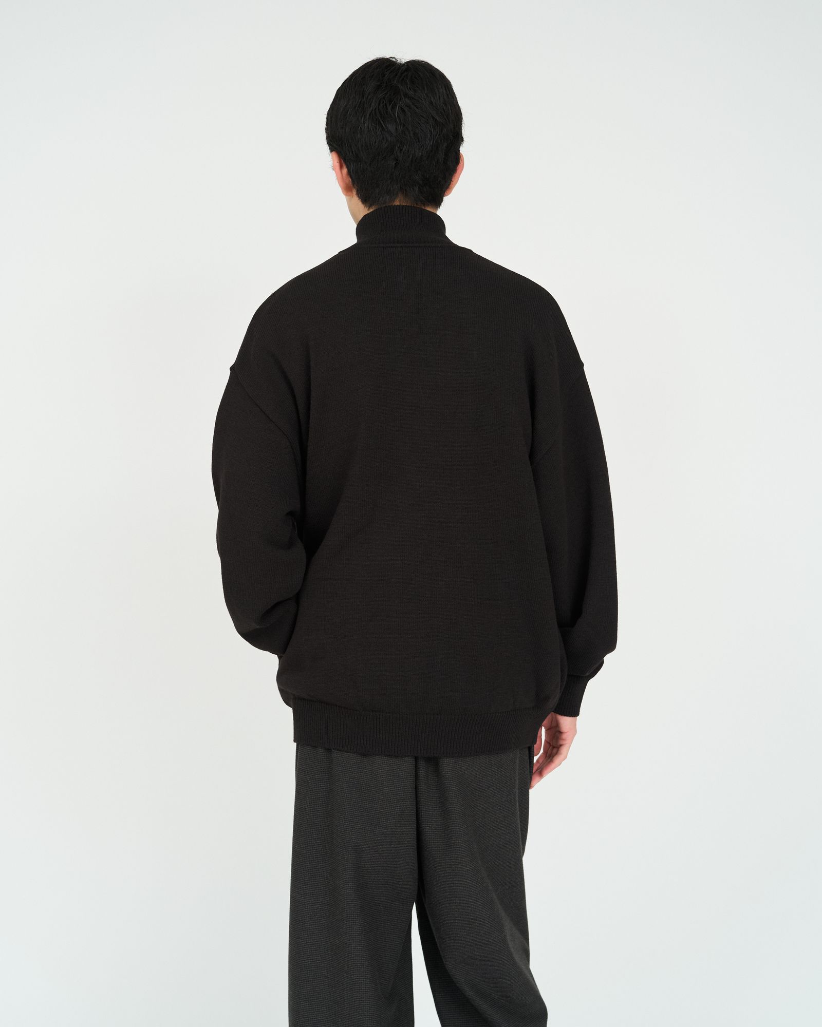フレッシュサービス 26AW THERMAL JERSEY HARF ZIP KNIT(FSC263-80009)BLACK☆10月17日(土)新作発売！