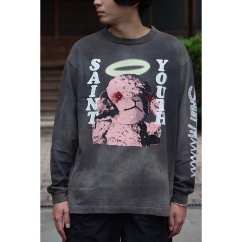 ©SAINT M×××××× LS TEE_PINKSHEEP(SM-A21-0000-019)BLACK style
