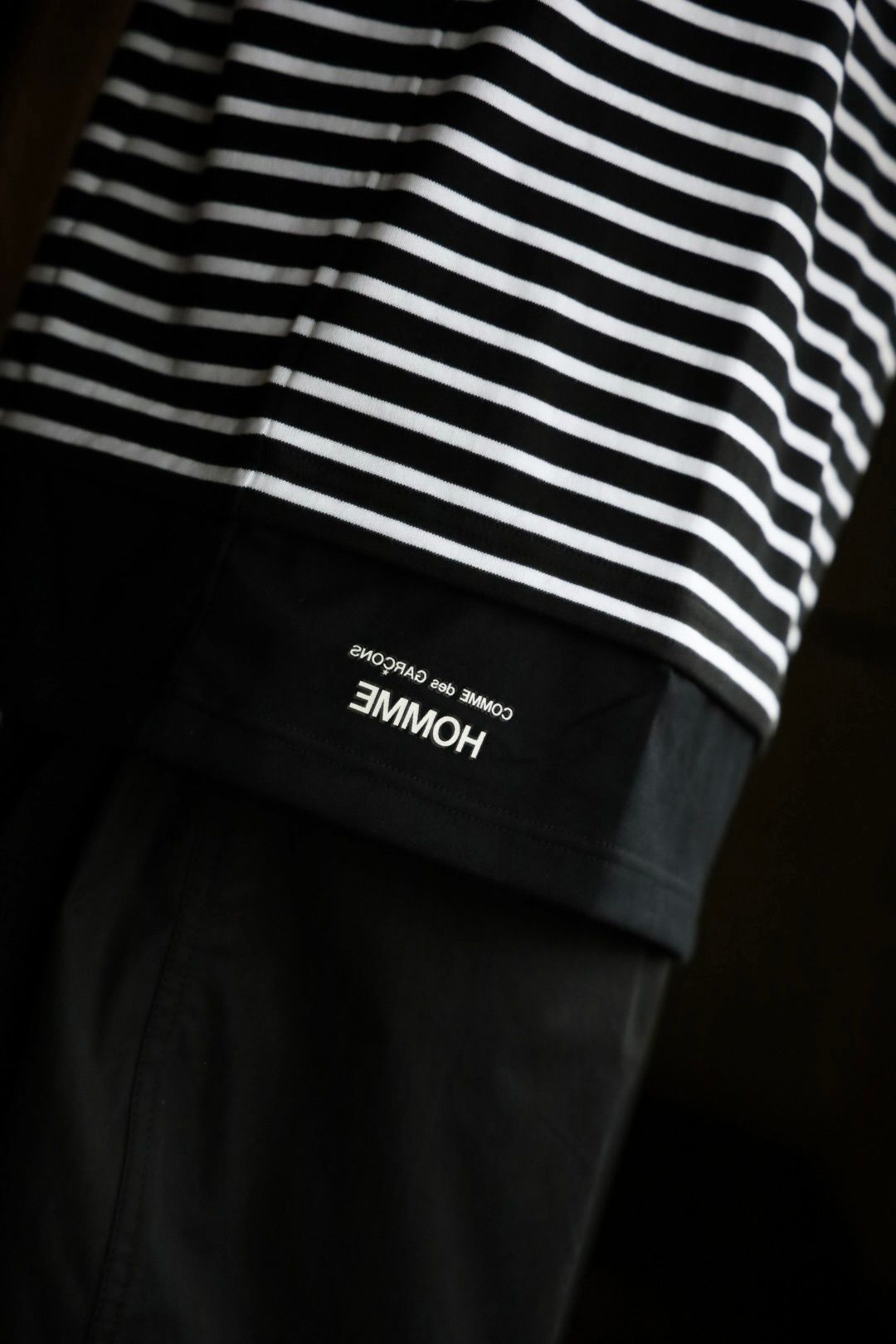 ◆COMME des GARSONS HOMME◆綿圧綿天竺ボーダーTシャツ COMME des GARCONS HOMME 綿圧綿天竺ボーダーTシャツスタイル