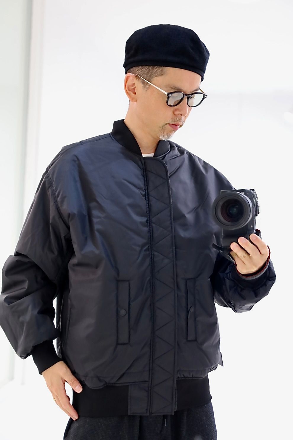 eYe JUNYA WATANABE MAN アイジュンヤワタナベマン THE NORTH FACE コラボレーションボンバージャケットスタイル