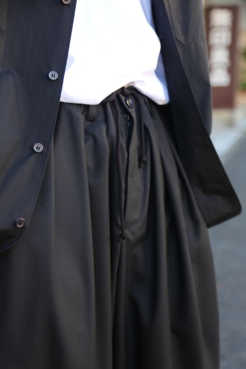 yohji yamamoto Y's BANG ON! ブロードシャツ "BLACK"Style.2020.8.14.
