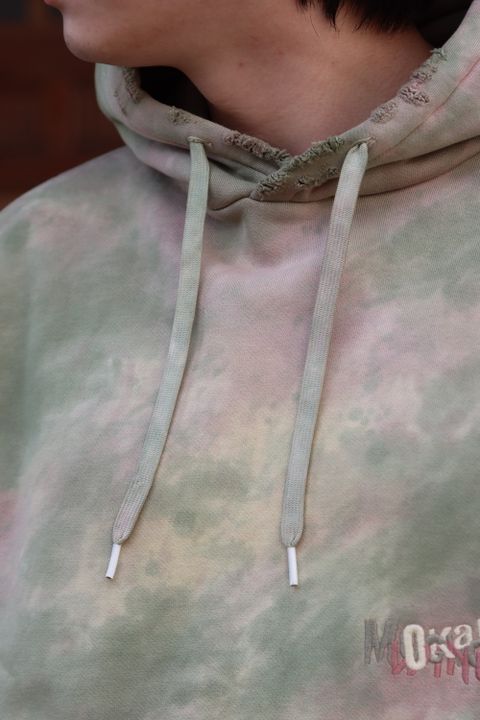 doublet WASTE VEGETABLE DYED HOODIE(22SS28CS209) style.2022.1.15.