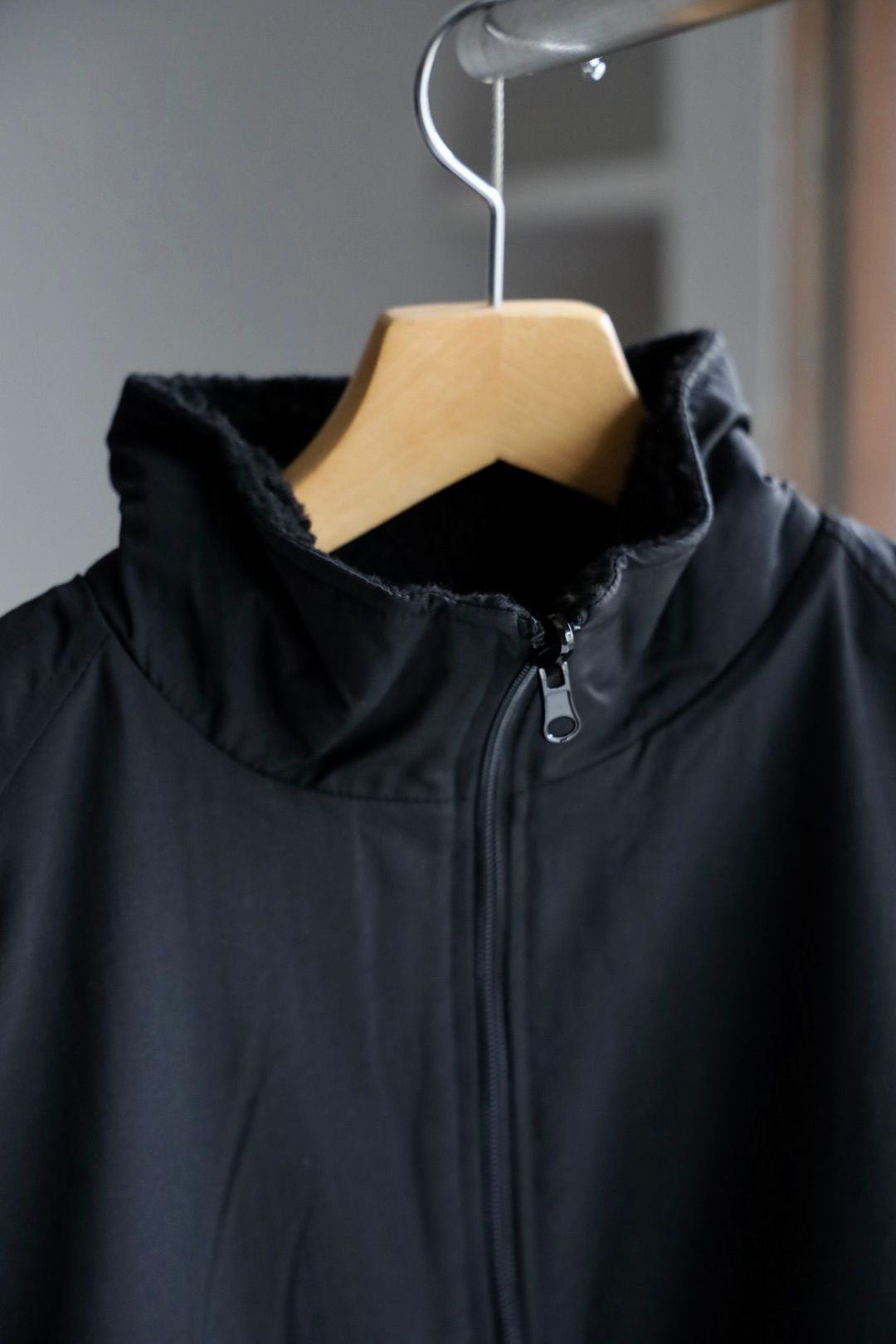 イズネスミュージック 25AW DUB REVERSIBLE FLEECE JACKET (IMP6_26_DBJK01)BLACK☆新作発売！
