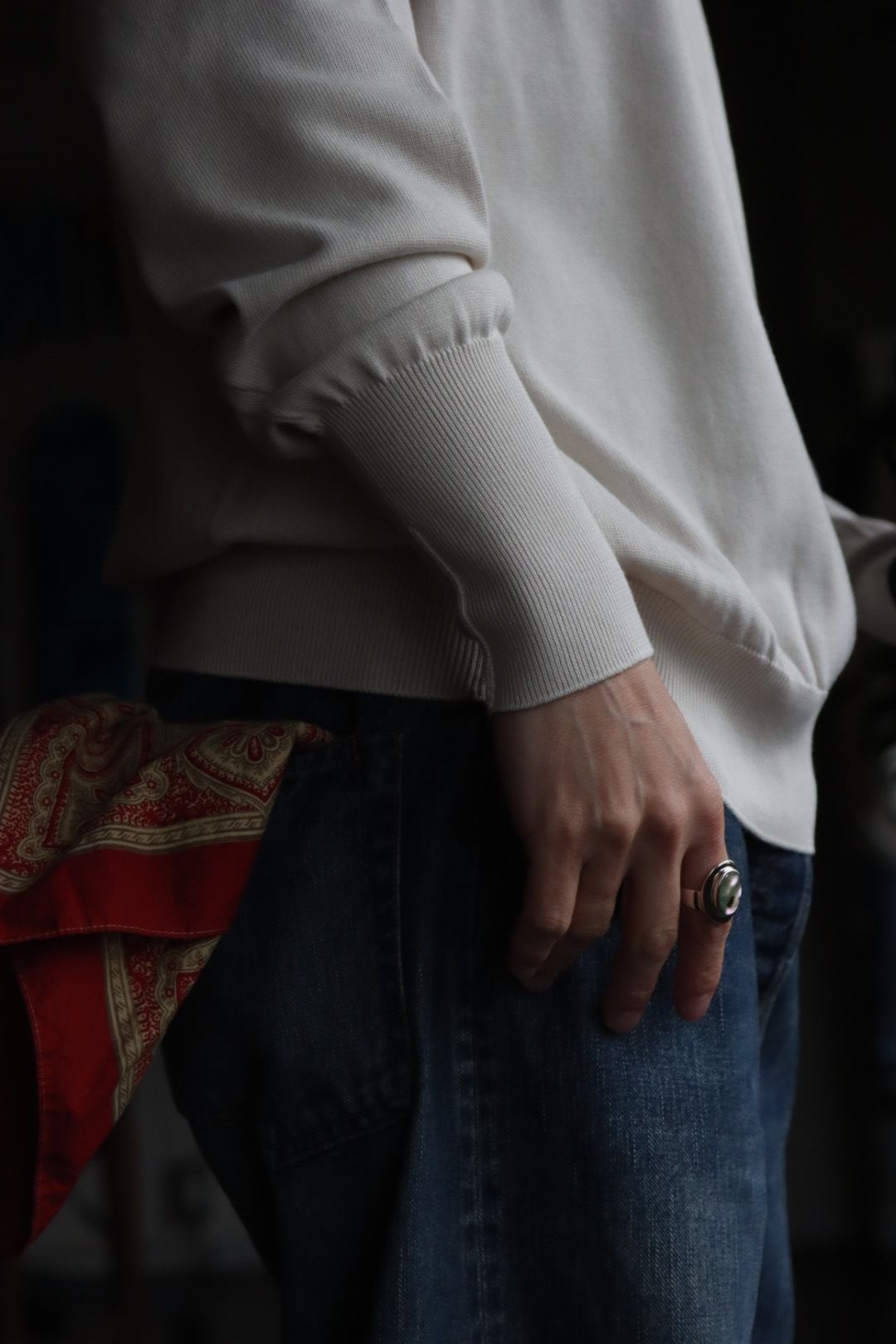 A.PRESSE アプレッセ23SSニット Cotton Knit L/S T-Shirt A.PRESSE アプレッセ23SSニット Cotton Knit L/S T-Shirt
