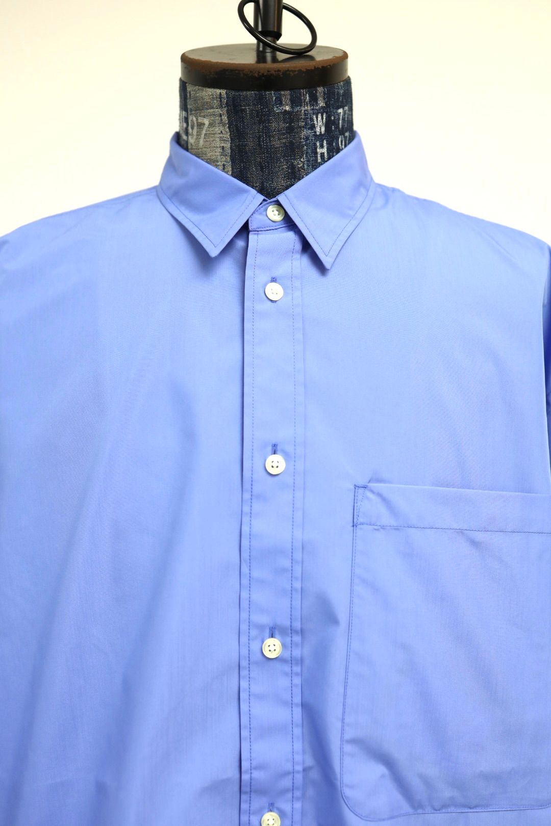 DAIWA PIER39(ダイワピア39) TECH REGULAR COLLAR SHIRT L/S SOLID(BE-81026)SAX☆2月21日(土)発売！