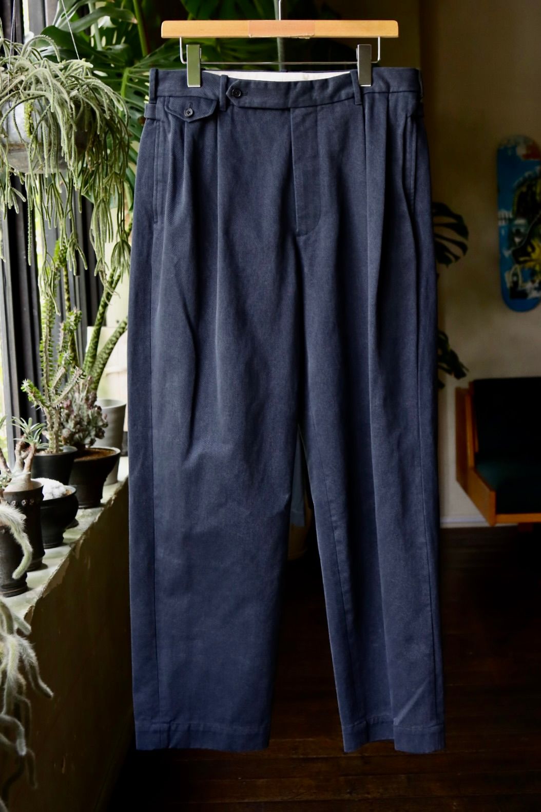 A.PRESSE   アプレッセAW Type.2 Chino Trousers AAPHNAVY