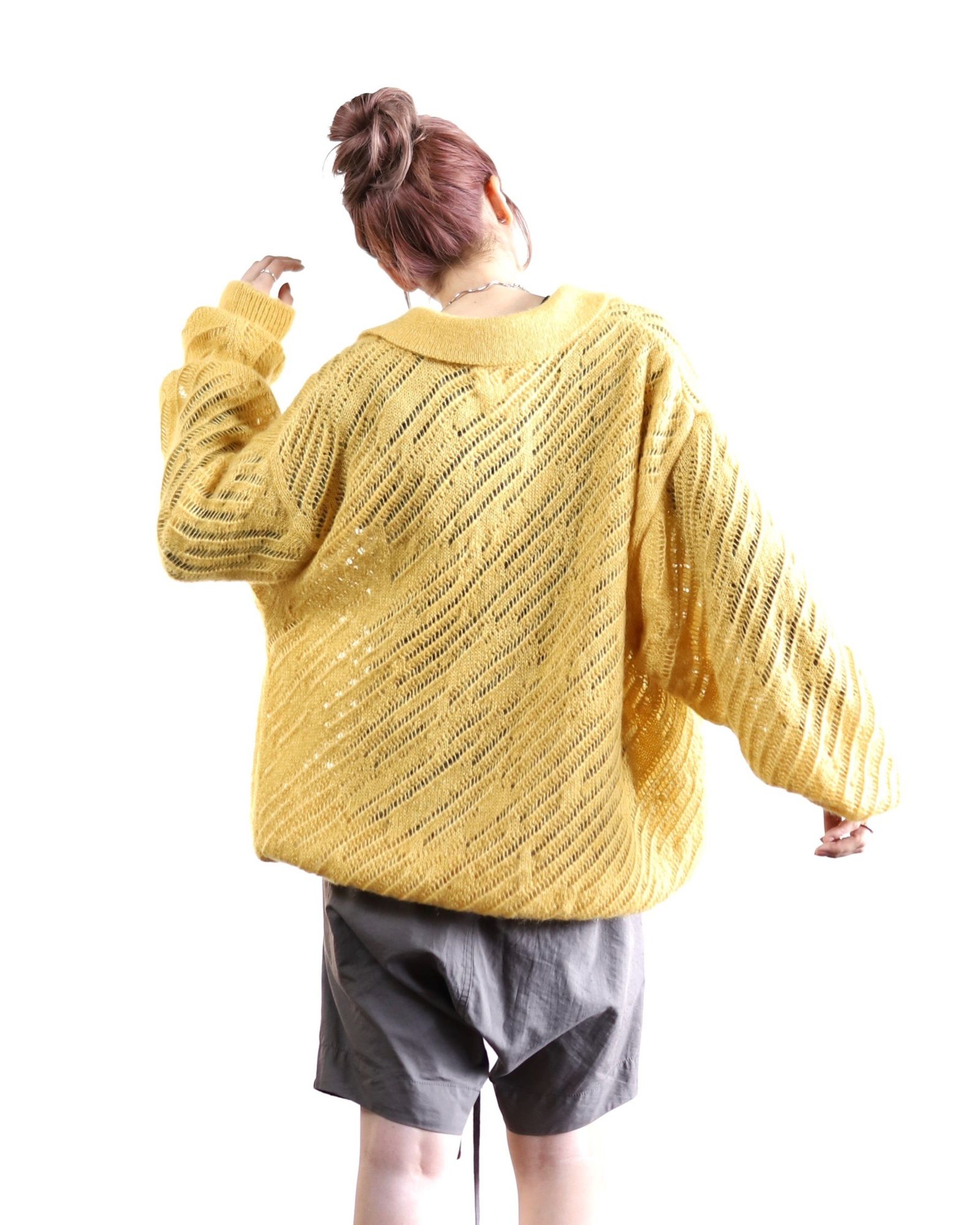 YOKE(ヨーク) WOOL HIGH DENSITY GABARDINE FRONT ZIP SHIRT