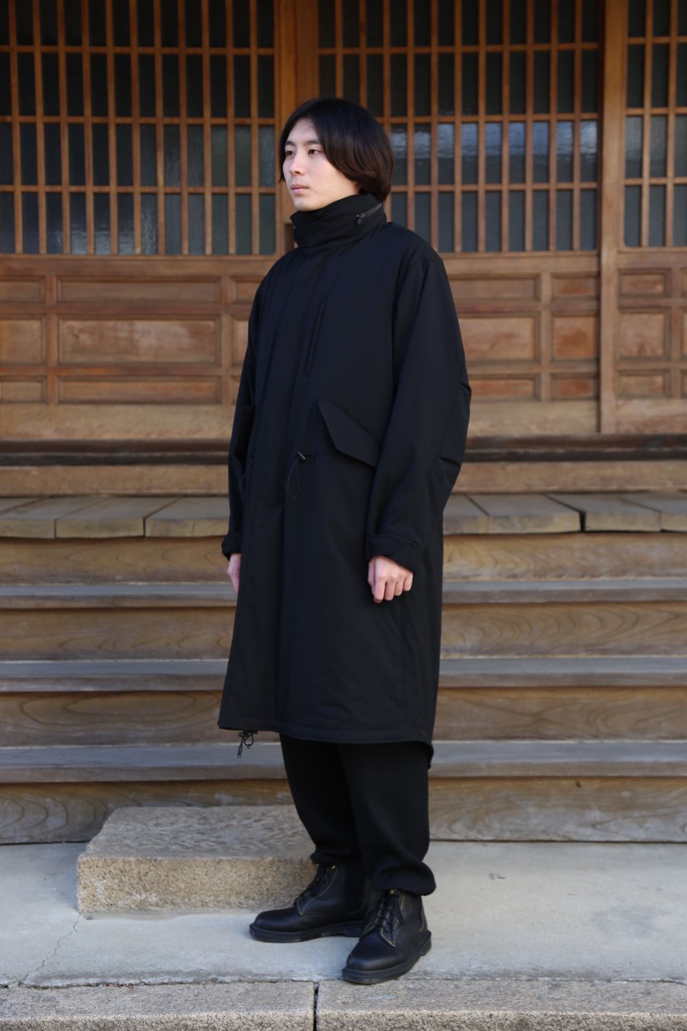 Yohji Yamamoto 2020AW 新作I-左胸片玉P付モッズコート style.2020.10