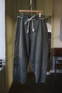 シーオール22AW RECONSTRUTED MILITARY JUDO PANTS(SAU21 MR694)SIZE 3-B