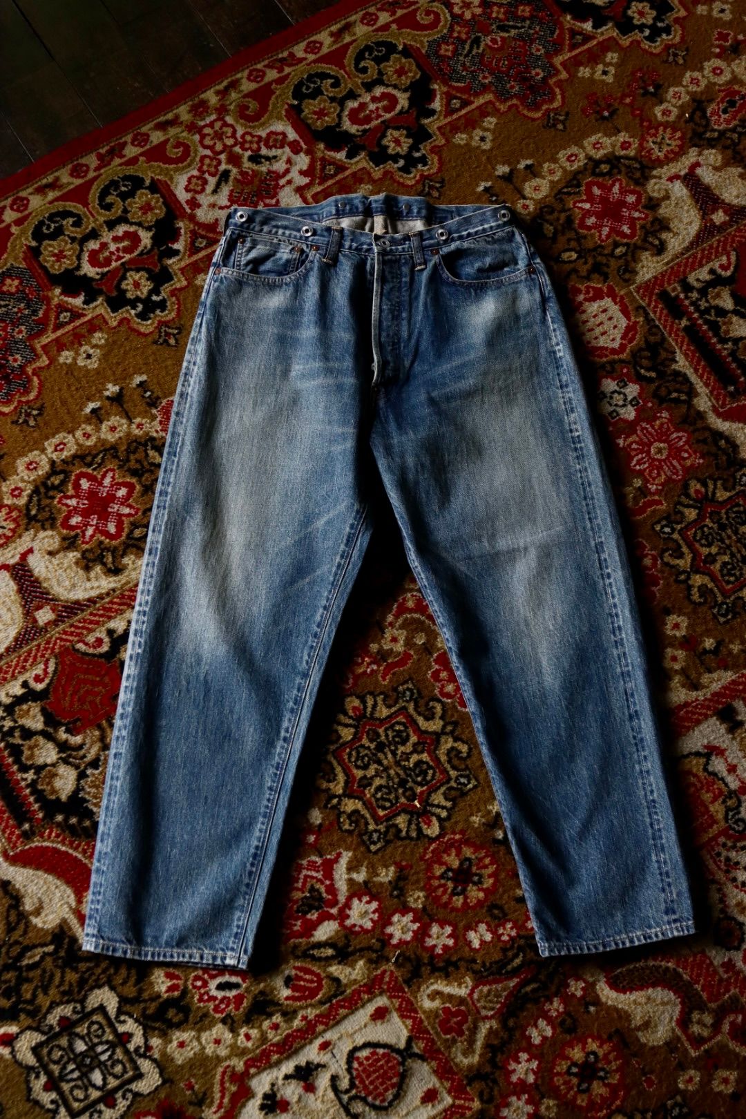 アプレッセ23AWデニム No.22 Washed Wide Denim Pants(23AAP-04-012K)INDIGO