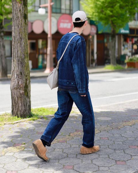 YOKE ヨーク23SS LASER PROCESSED DENIM セットアップスタイル