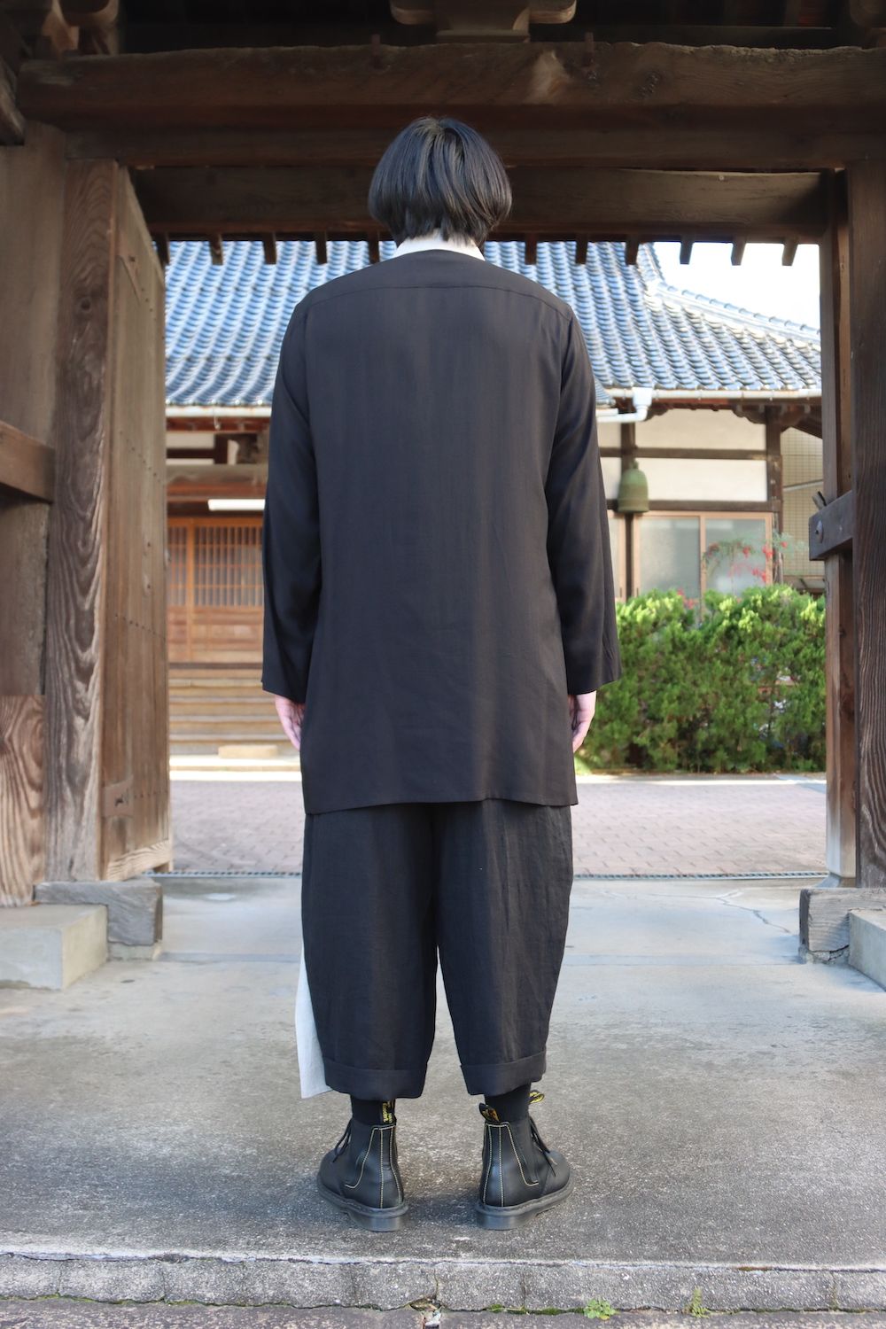 Yohji Yamamoto N-スペアカラー付きシャツ(HG-B57-216) style.2022.1.8