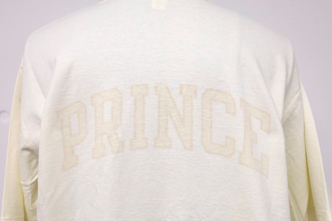 blurhms ROOTSTOCK ブラームスルーツストック 26SS NOT-PRINCE 88/12 Print Tee WIDE(bROOTS25S36S26B)IVORY x FADE BAGE☆4月17日(金)新作発売！
